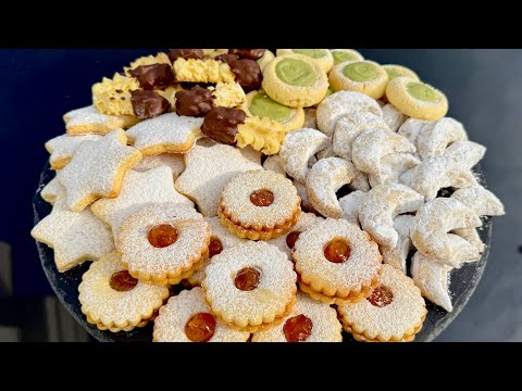 With just one dough 5 delicious cookies that melt in your mouth 🤩 In only 1 hour 😮