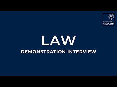 Law Demonstration Interview