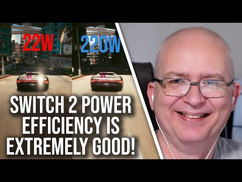 Switch 2 Power Efficiency is Brilliant + Battery Life Tested!