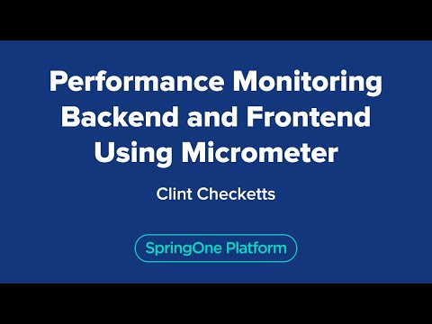 Performance Monitoring Backend and Frontend using Micrometer
