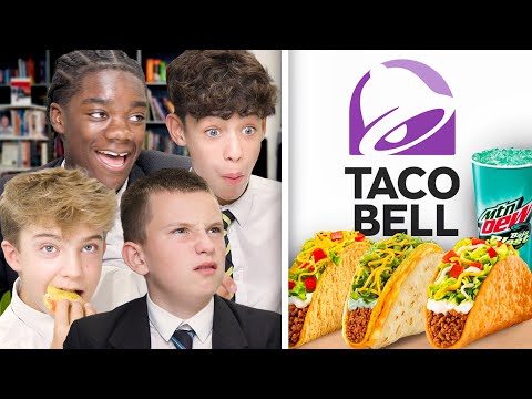 British Highschoolers try Taco Bell for the first time!