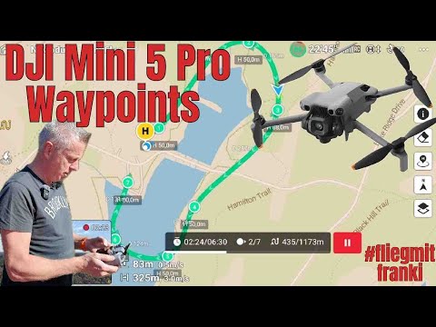 DJI Mini 5 Pro Waypoints tried out and explained! #flywithfranki