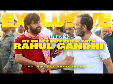 My Crazy Interview With Rahul Gandhi ft. Bharat Jodo Yatra | Samdish Bhatia
