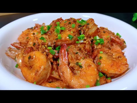 The Perfect Garlic Shrimp Recipe: Crispy Outside, Tender Inside ! 蒜蓉大虾绝佳烹饪法，蒜香浓郁，酥嫩诱人，全家皆爱