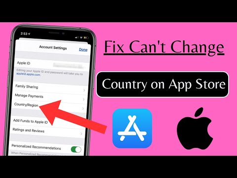 Can't Change Country Region Apple ID | How to Fix Cannot Change Country in App Store | iOS 17