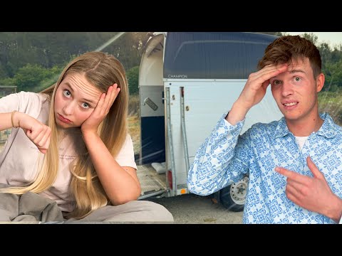 Eine NACHT im PFERDEANHÄNGER