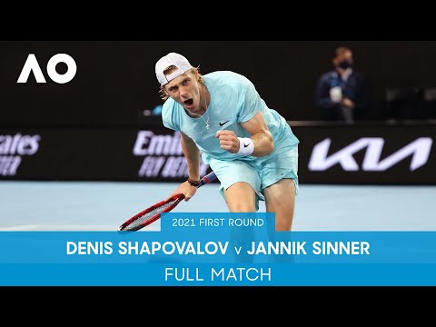 Denis Shapovalov v Jannik Sinner Full Match | Australian Open 2021 First Round