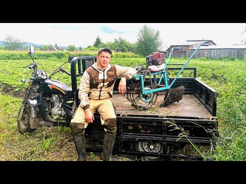 СОБРАЛИ ЧУДО-ОКУЧНИК ИЗ МОТОКОСЫ. 10 СОТОК ЗА 15 МИНУТ.