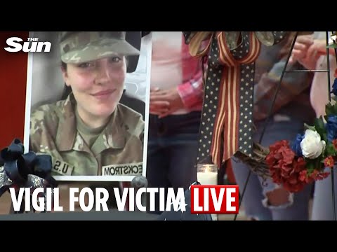 Live: Vigil held at former school of National Guard trooper shot dead in ambush in Washington DC