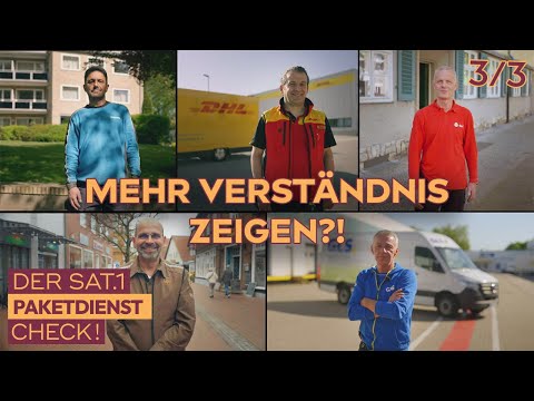 Wie hart ist der Arbeitstag von Paketboten wirklich? Wir decken auf | 3/3 | SAT.1 Paketdienst-Check!