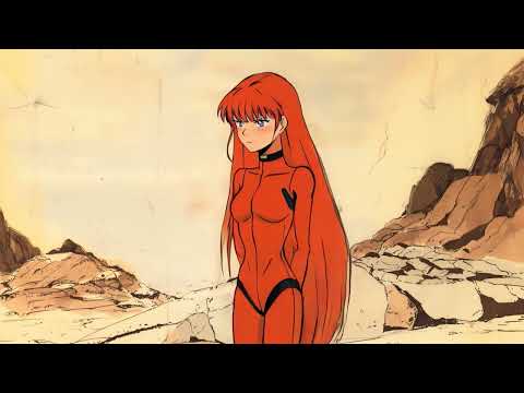 1 Hour Chillwave & Soothing Beats With Asuka From Evangelion