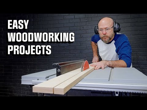 6 Easy Projects with Basic Woodworking Tools