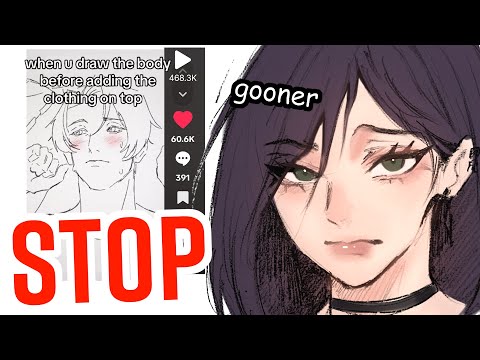 ART TIKTOK IS GETTING TOO FREAKY...