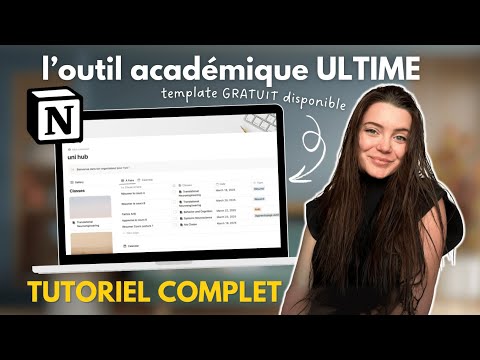 Organise ta vie étudiante avec Notion 📖 | Tutoriel Notion COMPLET + Template GRATUIT !