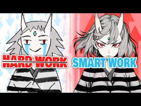 PRACTICE LESS, IMPROVE FASTER (at drawing)