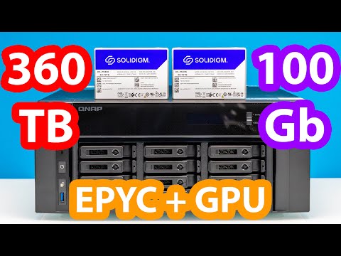 SUPER Studio NAS with 360TB of SSD Storage FAST Networking and an NVIDIA GPU for AI