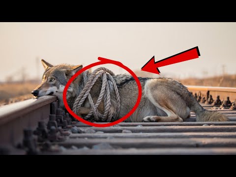 ВОЛК был обречен на ГИБЕЛЬ под поездом. Мужик бросился на помощь, но НАСТОЯЩЕЕ ЧУДО произошло позже