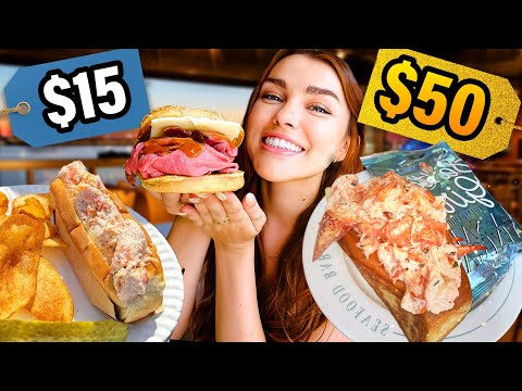 Expensive vs. Cheap Food in Boston!