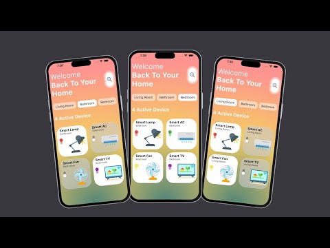 Modern Smart Home UI • Flutter Tutorial