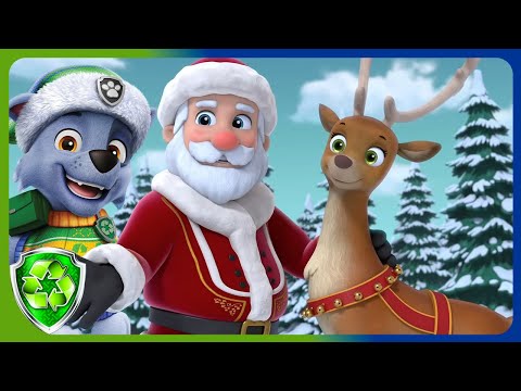 Rocky and the Pups Help Santa Save Christmas | Rocky PAW Patrol | Holiday Cartoons for Kids
