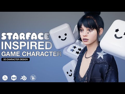 I Designed a Starface-Inspired Video Game Character (Timelapse)