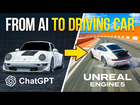 This Car Was Generated by AI⦠Then I Drove It in UE5