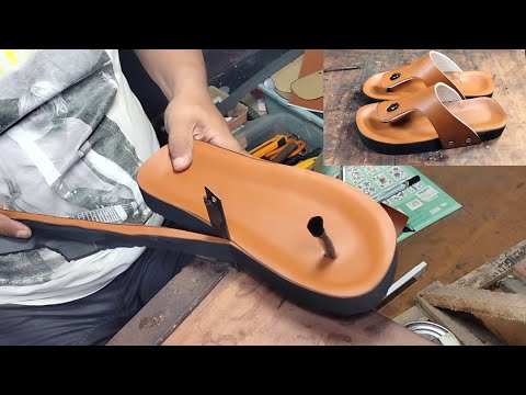 Membuat sandal neckerman spon