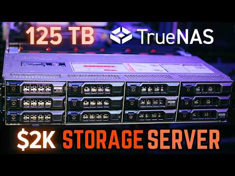 TrueNAS Storage Server 125TB R730XD Homelab for $2000