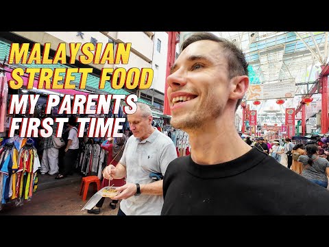 British Parents Try Malaysian Streetfood | FIRST time! 🇲🇾 Kuala Lumpur 2024