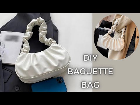 The Trendiest Bag You Can Make at Home - No Experience Needed! #Baguette #DIY #sewingtutorial  #bag