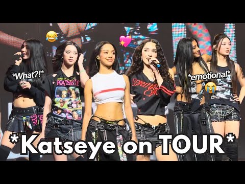 Katseye being unhinged on tour😭💀 (funny moments at soundcheck)