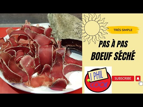 viande de boeuf séché ou viande des grisons.