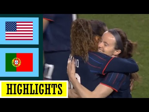 USA vs Portugal Highlights | Women's Football Friendly International