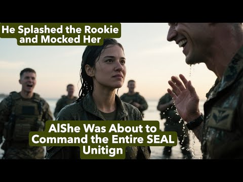 He Splashed the Rookie and Mocked Her — Not Knowing She Was About to Command the Entire SEAL Unit
