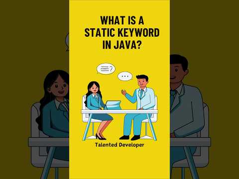 What is Static Keyword in Java? | Java Interview Question Series | #TDshorts 5
