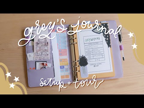 meet my divination wizard 🔮 dungeons & dragons notebook setup + tour