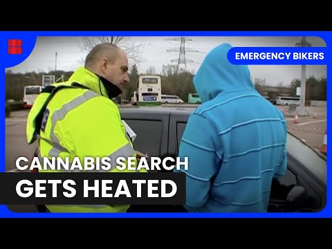 Cannabis Vehicle Search Sparks Roadside Drama | Emergency Bikers