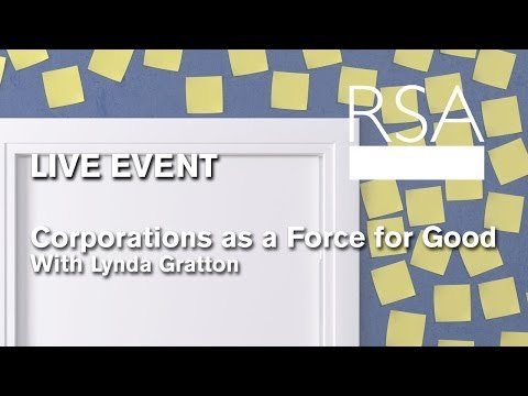 RSA REPLAY: Corporations as a Force for Good