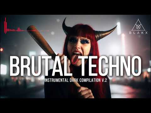 BRUTAL TECHNO COMPILATION (V.2) | Instrumental Electronic Mix | AI Music for Your Dark Side