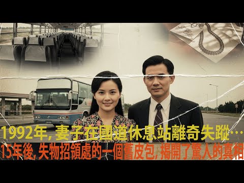 1992年，在國道休息站消失的妻子… 15年後在失物招領處發現的皮包之衝擊性真相