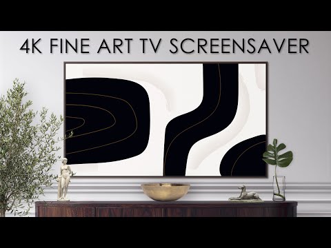 TV Art Screensaver Modern Art | Line Art | Vintage Art TV Background | 4K Fine Art for your TV