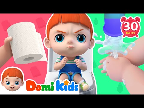 我會上廁所 + 更多兒歌🎵 | 人氣兒歌 🚽 | 連續播放 | 人氣兒歌 | TOP兒歌 | 寶貝多米