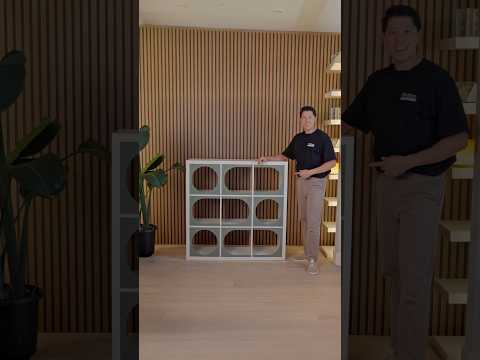 Transforming our IKEA KALLAX into a mid century modern piece #3dprinting #3d프린팅 #ikea #ikeahacks