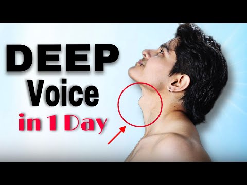 How to Get a Deep Voice (Permanently)