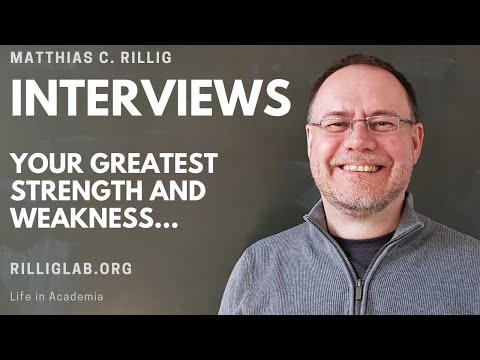 Interviews: what is your greatest strength and weakness. #phd #postdoc #interview #jobinterview