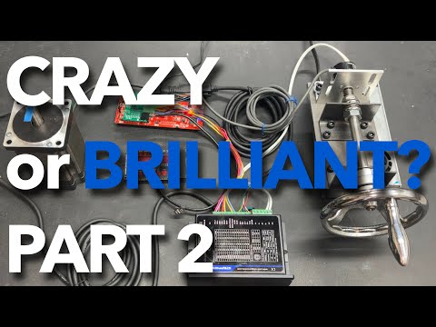 Crazy or BRILLIANT? PM1228 Lathe You Want Manual Machining on a 38" bed...Easy Fix AUTOMATE!(PART 2)