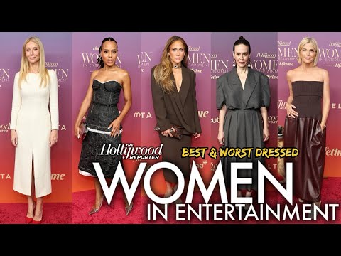 TOP 10 BEST & WORST DRESSED AT THE HOLLYWOOD REPORTER WOMEN IN ENTERTAINMENT 2025! 