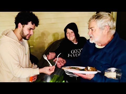 Cooking A Gourmet Meal For A Homeless Couple!