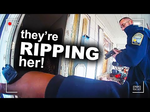 Cop Saves Woman From Getting Eaten Alive