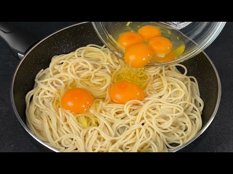 Haben Sie Eier und Nudeln zu Hause? Das alte Rezept meiner Oma ist genial!